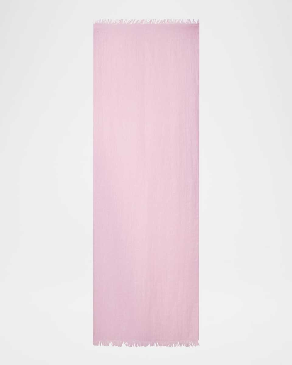 Laminated Linen Scarf, 79x28"